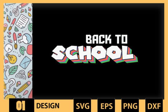 Vintage Back to School Graphics for Crafts